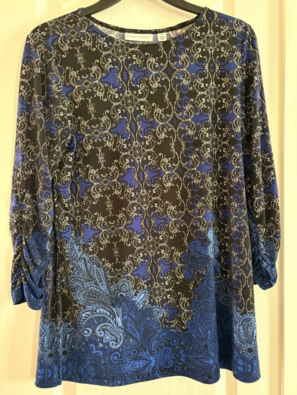 Susan Graver Printed Tunic Top